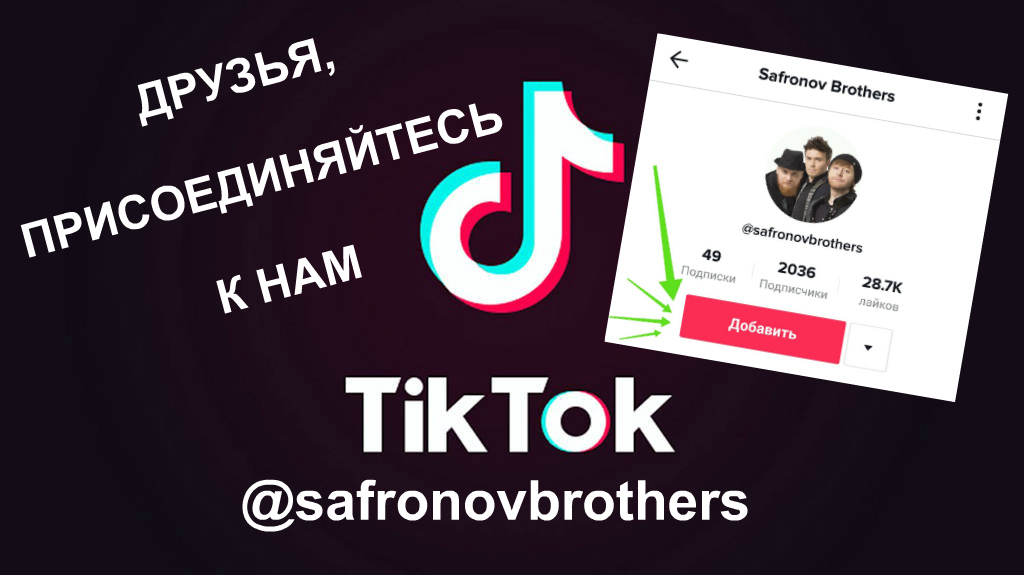 Братья Сафроновы в TikTok